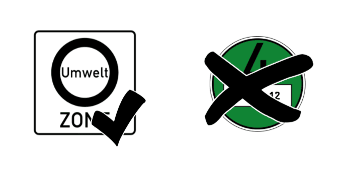 Durch ein Oldtimerkennzeichen ist es einfach, in Umweltzonen zu fahren und man braucht keine grüne Plakette