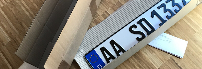 Kennzeichen versenden: So geht es richtig!