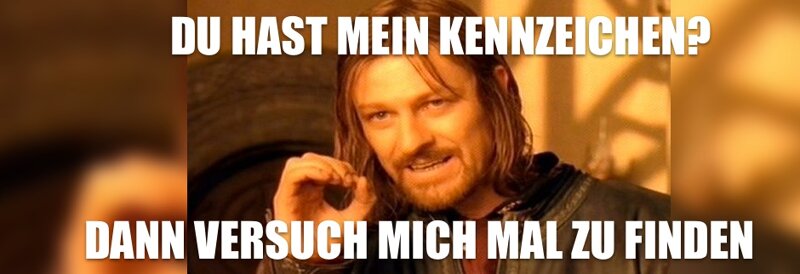 Wem gehört das Kfz-Kennzeichen: Kennzeichen Halter ermitteln