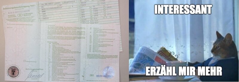 Zulassungsbescheinigung Teil 1 & Teil 2: Erklärung & Kosten