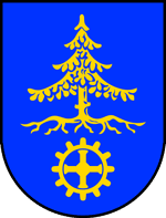 Offizielles Stadtwappen Waldkraiburg