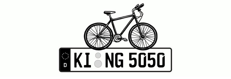 Fahrradträger Kennzeichen: Das musst du über die Kfz-Kennzeichen für Fahrradträger wissen
