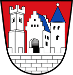 Offizielles Stadtwappen Rottenburg an der Laaber