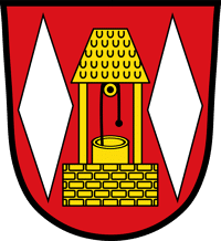 Wappen der Stadt Grasbrunn-Neukeferloh